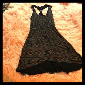 Tank dress with beaded design